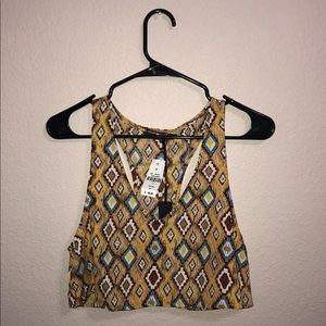 Aztec vibes | Crop top | Never worn |